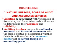 Auditing I chapter one.ppt